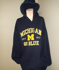 Michigan Wolverines Go Blue Hoodie – Men’s XXL (62)