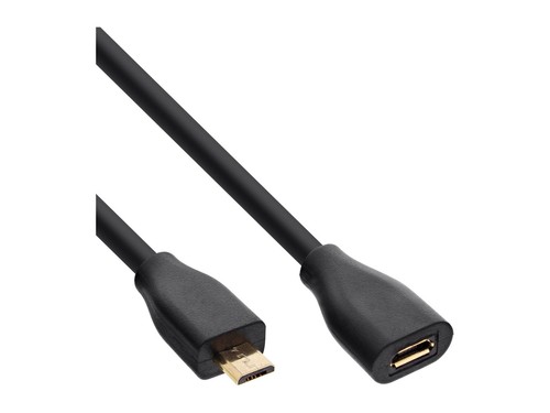 Logilink USB Kabel, 3 M – USB 2.0 A Auf Micro B, Schwarz, Für Smartphones & Geräte