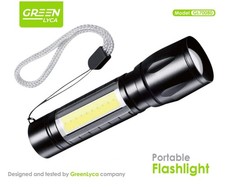 Wiederaufladbare LED Taschenlampe USB Notfall Camping Arbeitsleuchte