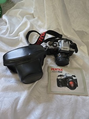 Vintage Pentax Program Plus 35mm With 50 MM  Lens , Manual, Strap And Case