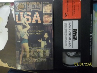 SOGGY BOTTOM USA~1981  VG/C VHS~DON JOHNSON LOIS NETTLETON DUB TAYLOR JACK ELAM