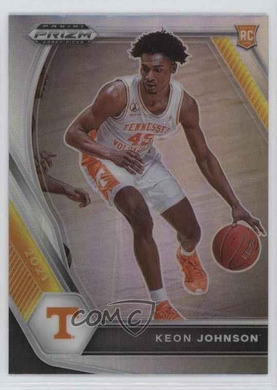 2021-22 Panini Prizm Draft Picks Silver Prizm Keon Johnson #7 00ma