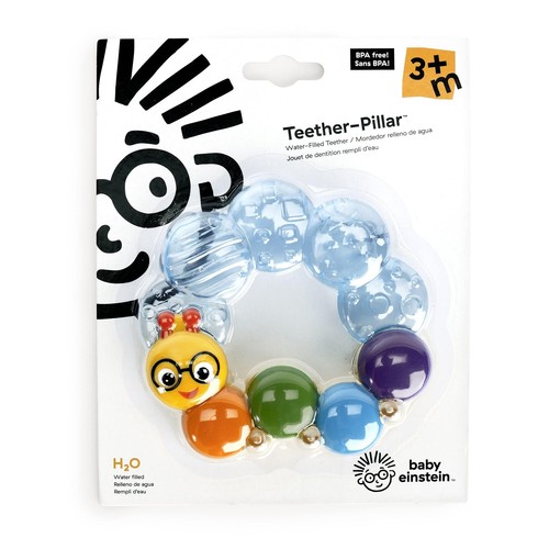 Teether-Pillar Massaggiagengive E Sonaglio E Brivido Giocattolo Da Dentizione, E - Foto 5 di 5