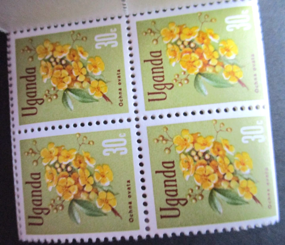 Uganda 1971 10/- Lilac Cover, Flower Stamps Booklet UM. SG SB7 - Image 4 of 4