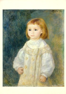 Renoir Child In White Postcard
