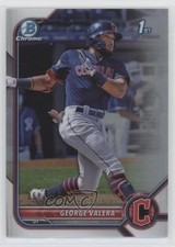 2022 Bowman Chrome Prospects Refractor 358/499 George Valera #BCP-22 03gh