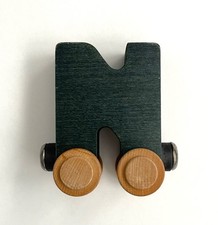Maple Landmark Wooden Alphabet Train, Letter N, Thomas The Train Compatible