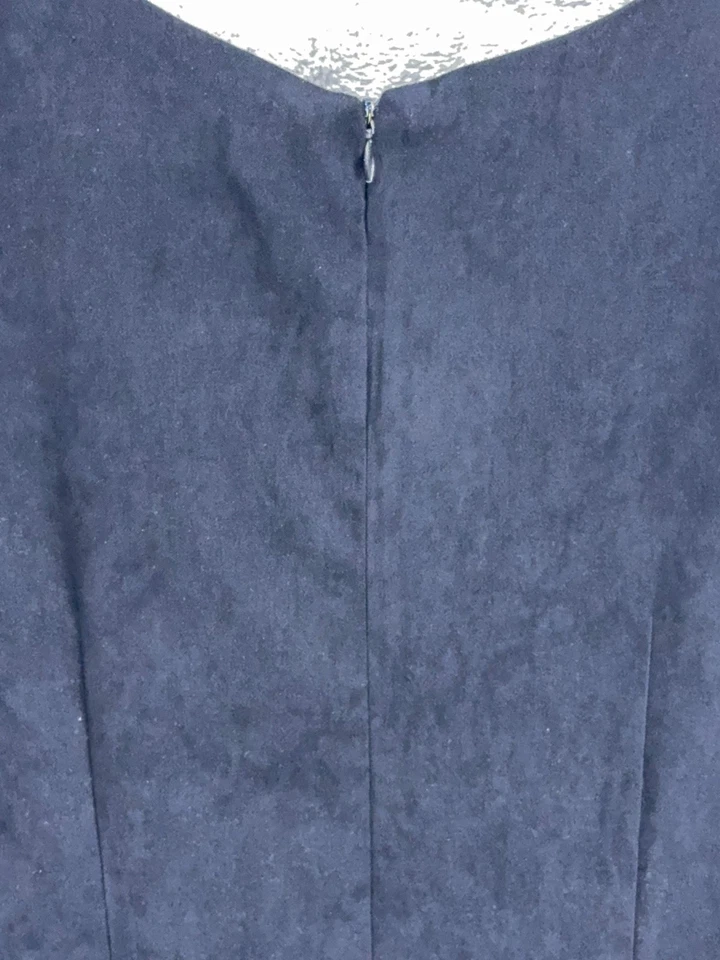 Vestido recto R&K para mujer negro de terciopelo caprichoso bruja 12 Dark Fairy Grunge Foto 4 de 4