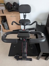 CURSOR FITNESS CBX20 5-in-1 Folding Exercise Bike Magnetic Resistance Black