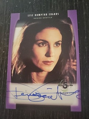 1998 Skybox Babylon 5  Season Five Autograph #A07 Lise Hampton-Edgars