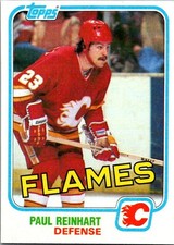 1981-82 Topps #28 Paul Reinhart