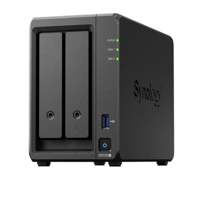 Synology DS725+ DiskStation DS725+ 2-Bay NAS Diskless