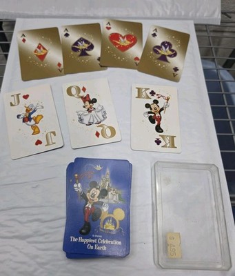 Disney Mickey Mouse The Happiest Celebration On Earth Playing Cards, Free Ship.