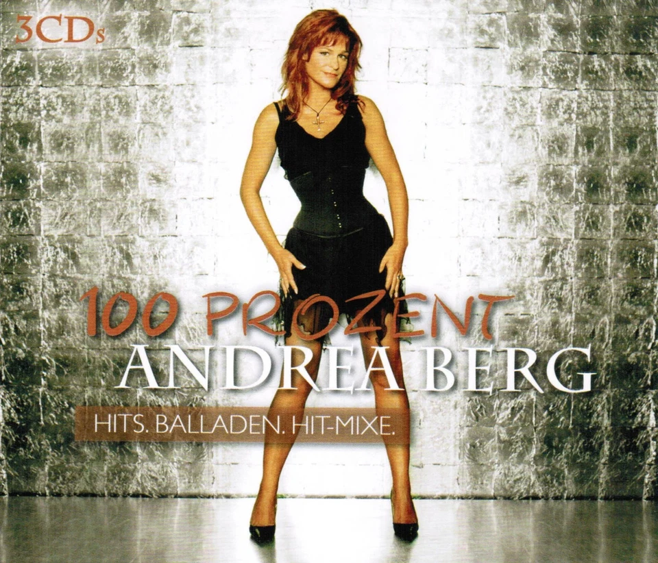 Andrea Berg 100 Prozent Hits Ballades Hit-Mixe Set 3 CD - Photo 1/1