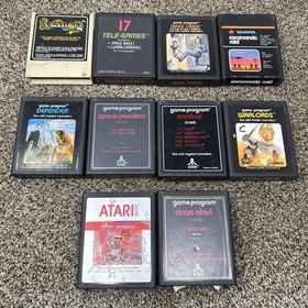 Atari 2600 Game Lot Of 50 Games TESTED Arcade Classic Fun