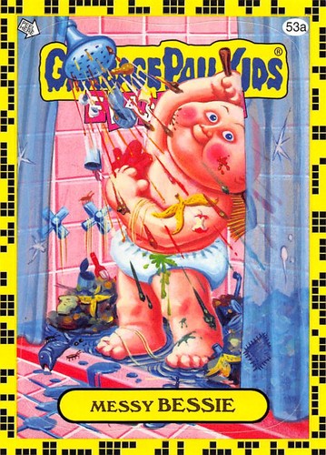 GARBAGE PAIL KIDS 2011 FLASHBACK SERIES 2 PICK-A-CARD YELLOW BASE STICKERS TOPPS - Picture 210 of 321