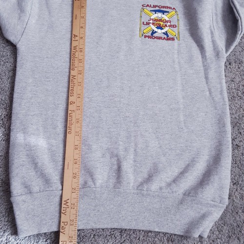 CALIFORNIA Junior Lifeguard large print youth crew neck sweater YL boys girls s1 - Picture 5 of 9