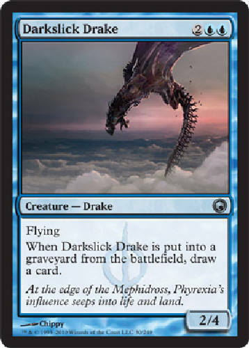 DARKSLICK DRAKE X4 4 4X Scars of Mirrodin MTG Magic the Gathering Karten DJMagic - Bild 1 von 1