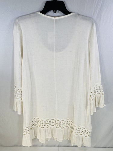 NEU MIT ETIKETT FÄDEN SPITZE BÄUERBLUSE L - Bild 3 von 3
