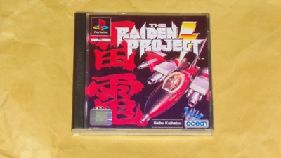the raiden project ps1 ps2 ps3  aus spielesammlung OVP rar sehr selten 