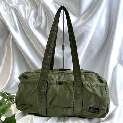 PORTER Yoshida TANKER Mini Boston Bag Khaki Green Olive