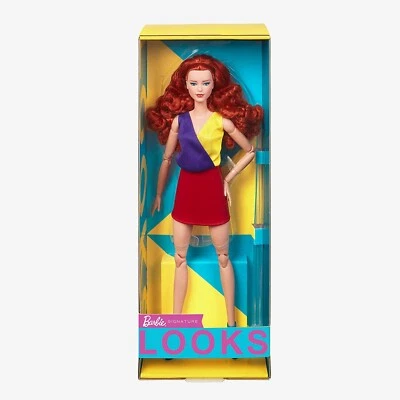 MATTEL Barbie Looks Doll Wave 3 (Original, CURLY HAIR, REDHEAD) Brand New 2023