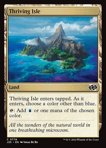 4x NM Thriving Isle, Foundations Jumpstart, Magic the Gathering, 778 (Playset) - Picture 1 of 1