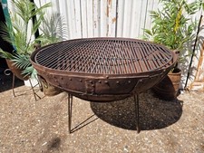 Very Large Antique Original Indian Kadai Fire Pit BBQ Drinks Ice Cooler Planter