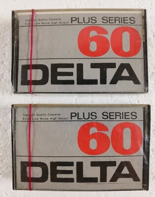 2 Delta Plus Series 60 Minuets Audio Cassette Tape