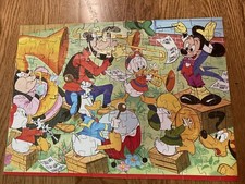 Jaymar 18  x 13  Mickey Mouse and friends puzzle vintage 100 piece