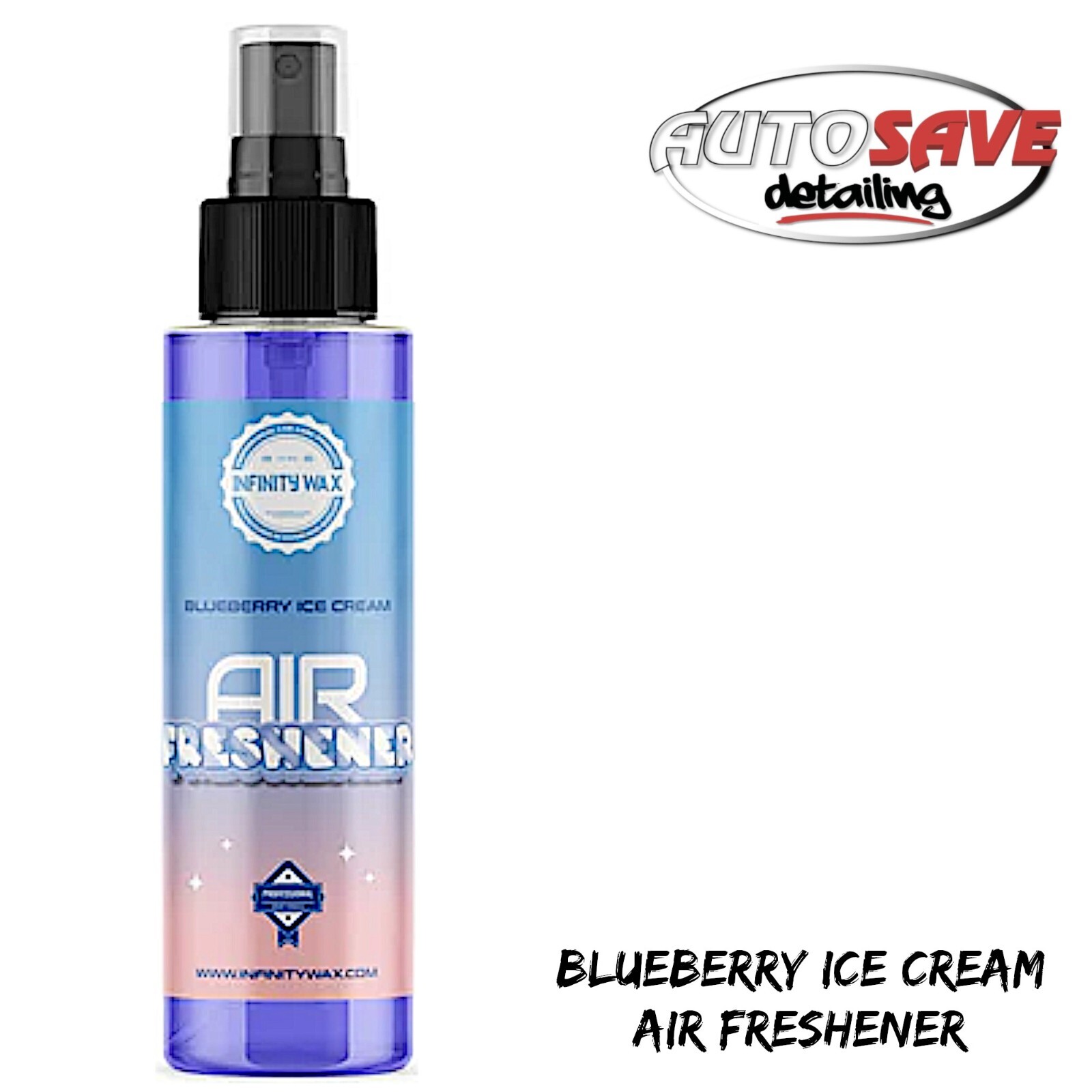 Infinity Wax -  Blueberry Ice Cream Spray Air Freshener Intense Scent 250ml