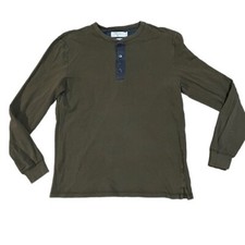 3.1 Phillip Lim for Target Mens Henley Long Sleeve Pullover Shirt Size Small