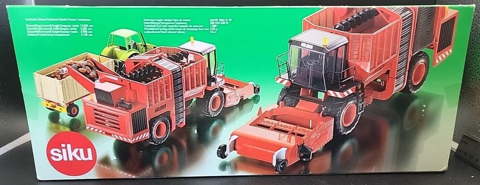 VINTAGE Siku Farmer Sugarbeet Harvester 1:32 NEW IN BOX Metal 4055 - Image 4 of 4