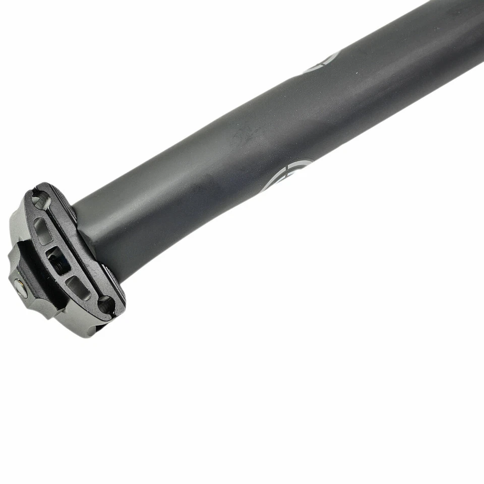 Tija de sillín trasera OMNI Racer WORLDS LIGHTEST fibra de carbono 25 mm 31,6 x 250 mm MATE Foto 4 de 4