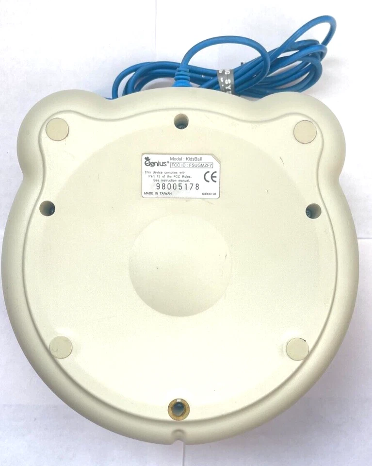 Genius KidsBall Trackball for Serial (RS-232) Port Tested Working - Image 4 of 4