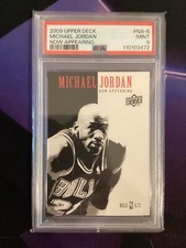 2009-10 Upper Deck - MICHAEL JORDAN PSA 9 Mint SP “SCARFACE” NOW APPEARING BULLS