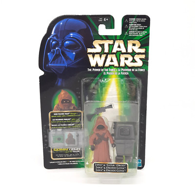 Star Wars Jawa & Gonk Droid Power of the Force Hasbro Commtech Vintage 1999 NEW