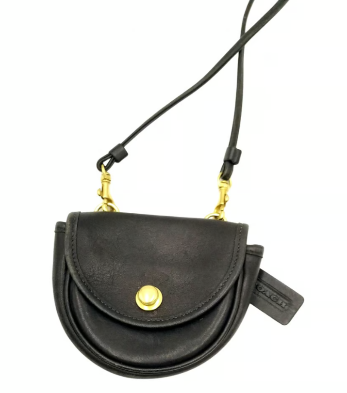 Coach Vintage Black 349 Leather Crossbody | eBay
