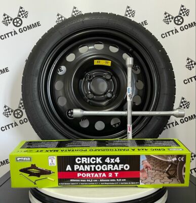 Kit Ruota Di Scorta 18'' Per Jaguar E-Pace E-DF Dal 2017 - Include Cric, Chiave E Borsa Portaoggetti