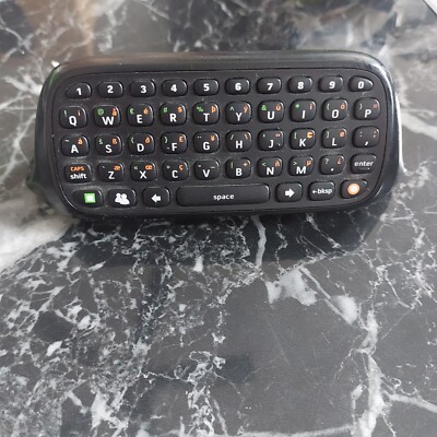 Chatpad Keypad Xbox 360 Microsoft OEM Attachment for Controller Black Tested