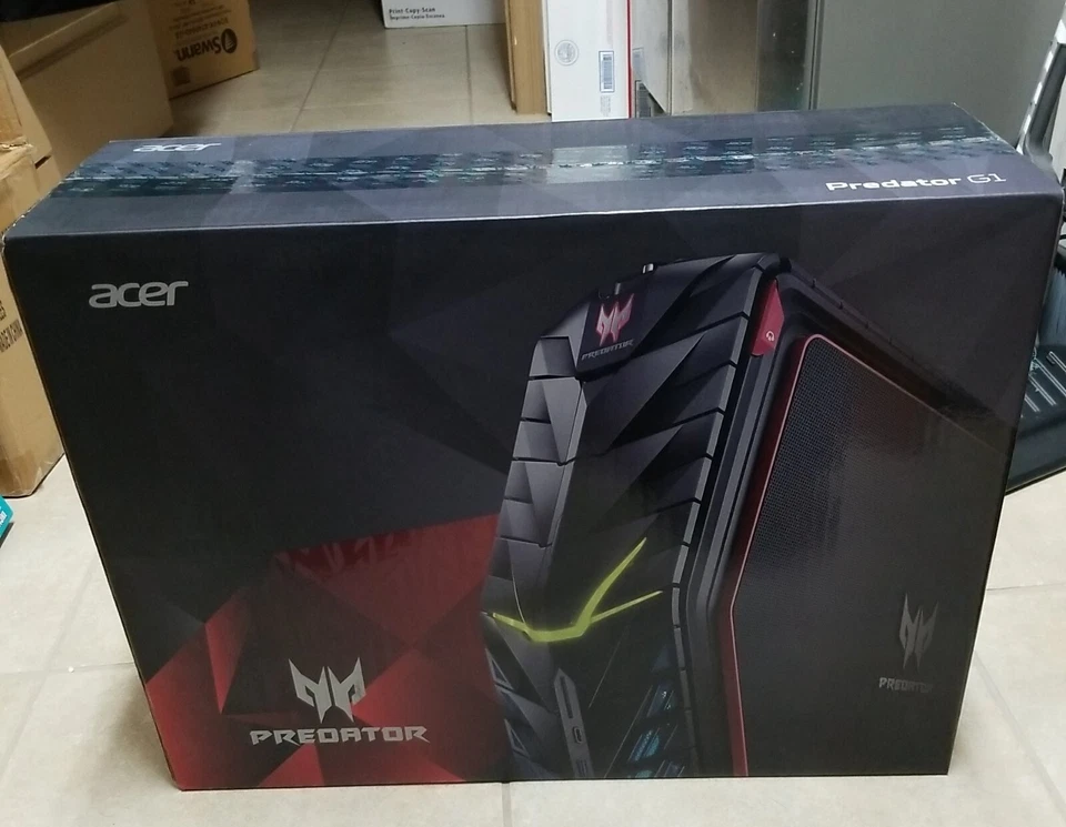 Acer Predator G1-710 UD.P01AA.573  i7-7700 32GB RAM 512GB SSD+2TB GTX1080 Win 10 - Image 4 of 4