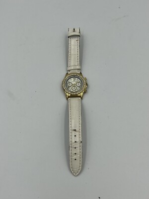 Bella & Rose Womens white leather Quartz Fashion Watch | eBay display picture 1