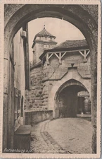 Postcard, postcard, Rothenburg, Spitaltor (BM) 50599