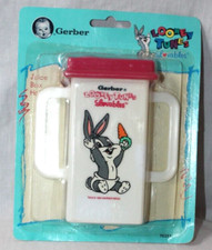 NEW 1998 VINTAGE GERBER LOONEY TUNES BABY BUGS BUNNY JUICE CUP HOLDER