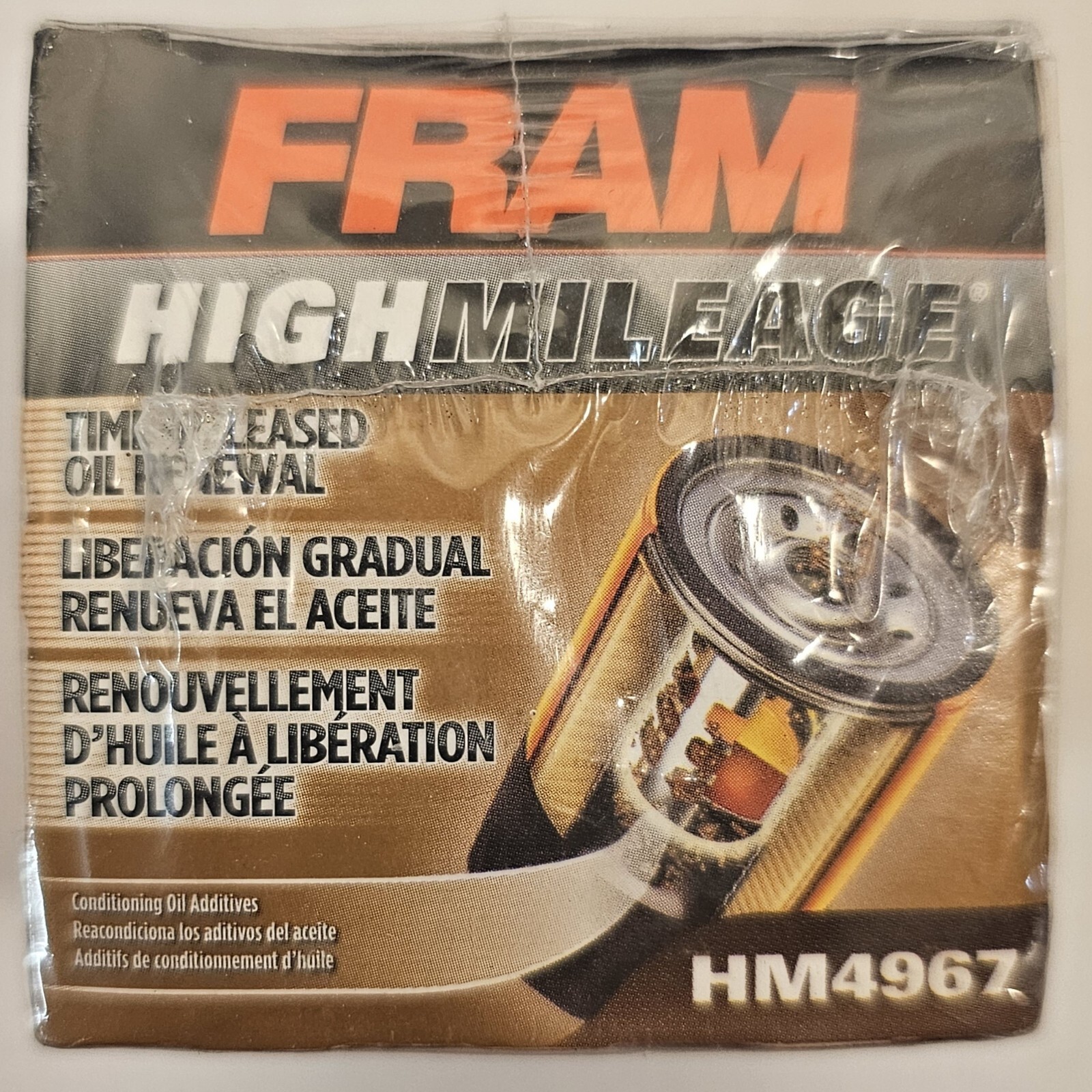 Filter With Sure Grip Time-released Oil Renewal Nib