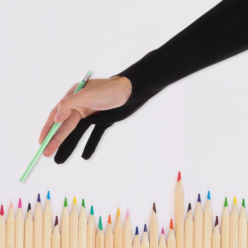Artist Drawing Glove Two-finger Glove Tablet Digital Drawing Glove Artist - Afbeelding 5 van 12