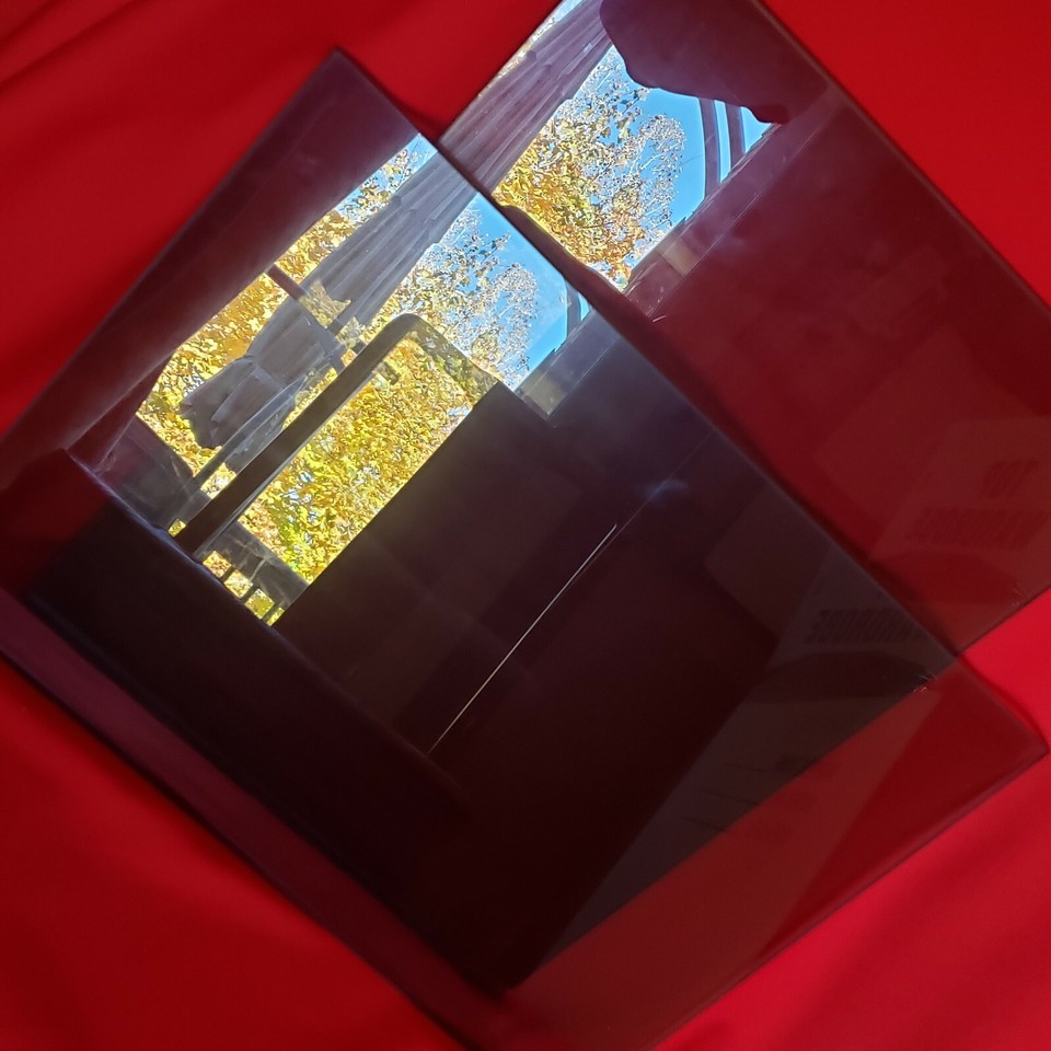 Smoked glass window panels 15 25 x 11 25 ebay