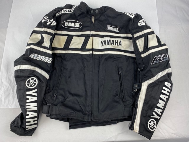 Joe Rocket Yamaha M Medium Motorcycle Jacket Pads Black White Nylon Mesh Patch | eBay