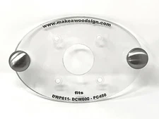 DeWalt DWP611 Palm Router Acrylic Base Plate