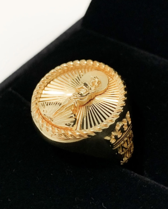 Stussy 40th Anniversary Gold 1st Ring